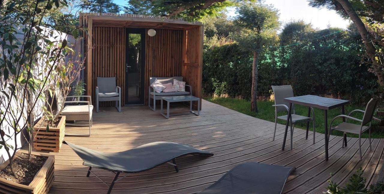 Joli Studio Climatise Avec Jacuzzi Prive Et Entree Independante Fréjus 외부 사진